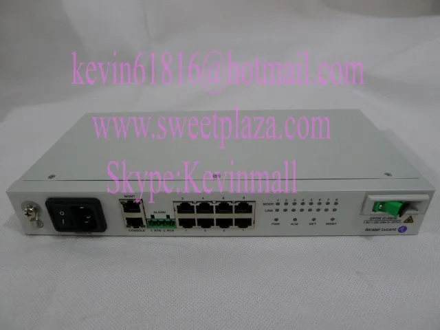 O-080E GPON ONU Оригинал Alcatel Lucent Bell FTTH ONT с 8 портами SC/APC вход английская версия |