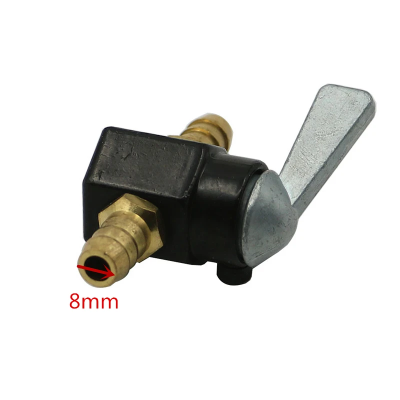 

100% New Motorcycle ATV in Line in-line fuel petrol Tap 8mm Switch On/Off For Honda Kawasaki Suzuki Yamaha BMW Victory TRX