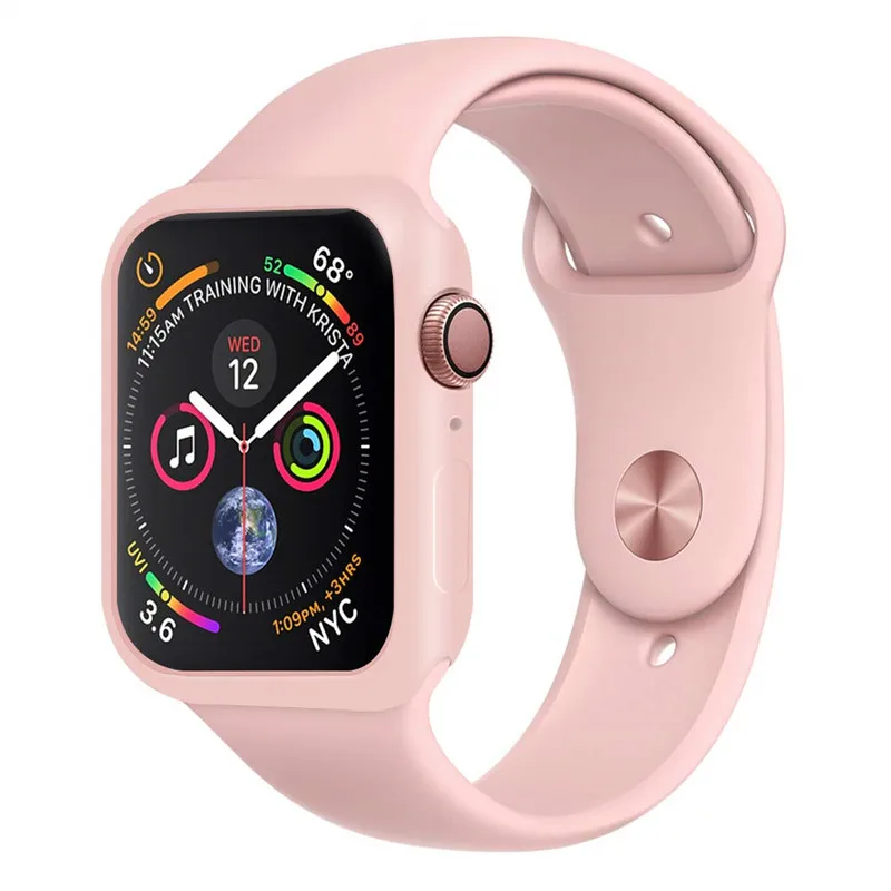 Чехол серии 3 42 мм 38 мм для Apple Watch Series 4 40 мм 44 мм чехол-протектор Ультратонкий Мягкий силиконовый защитный чехол для iWatch