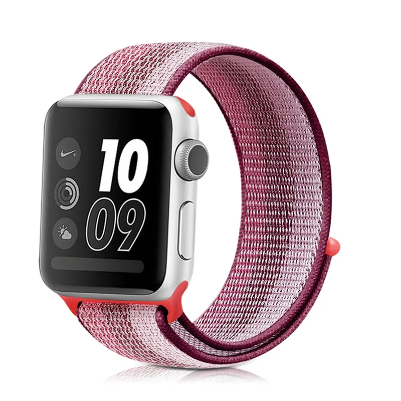Konaforen тканый нейлоновый спортивный ремешок Спортивная петля для Apple Watch Sport Edition 38