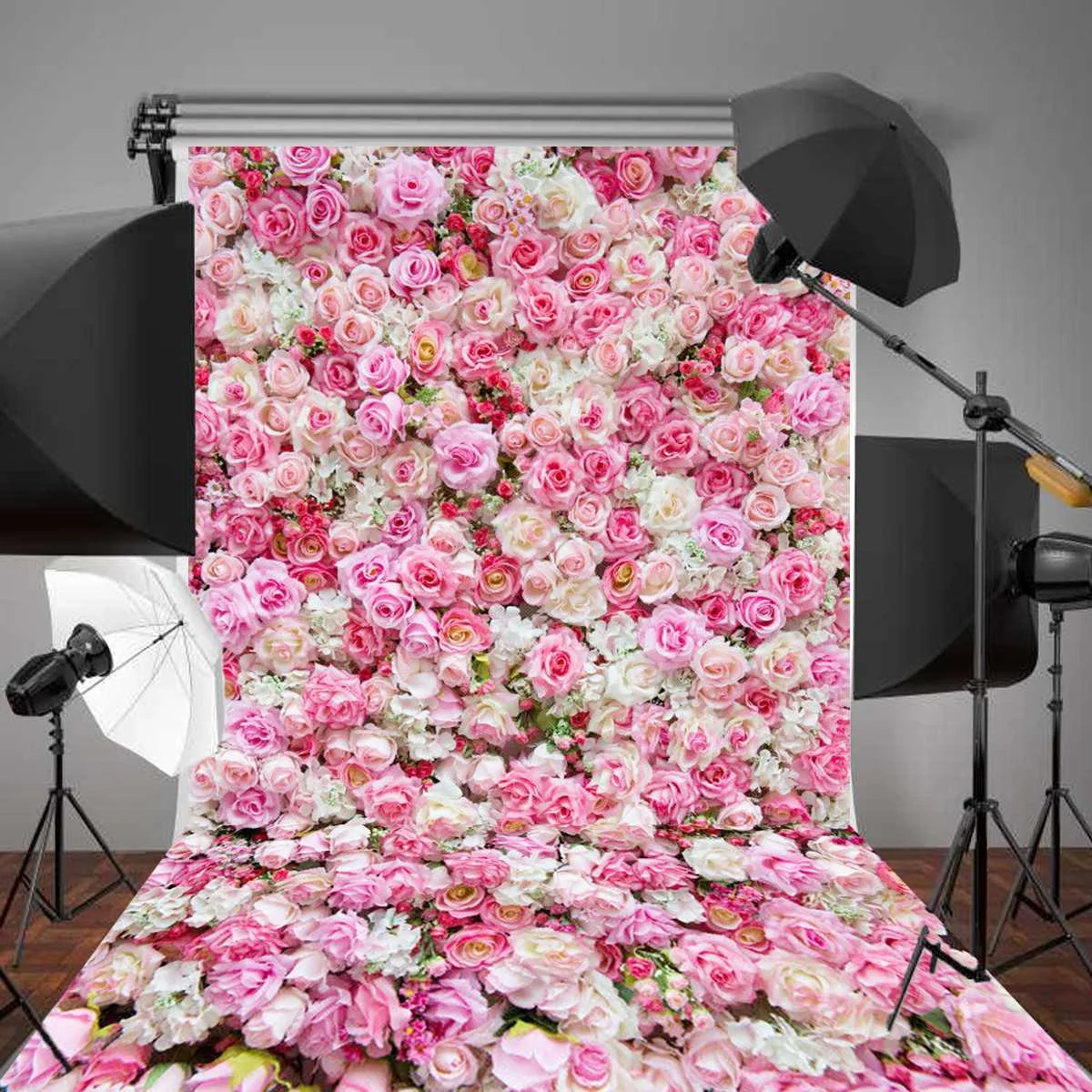 1 5x2 м 5x7 футов Свадебная Роза 3D цветы стена студия фон фотография фото ткань|Фон