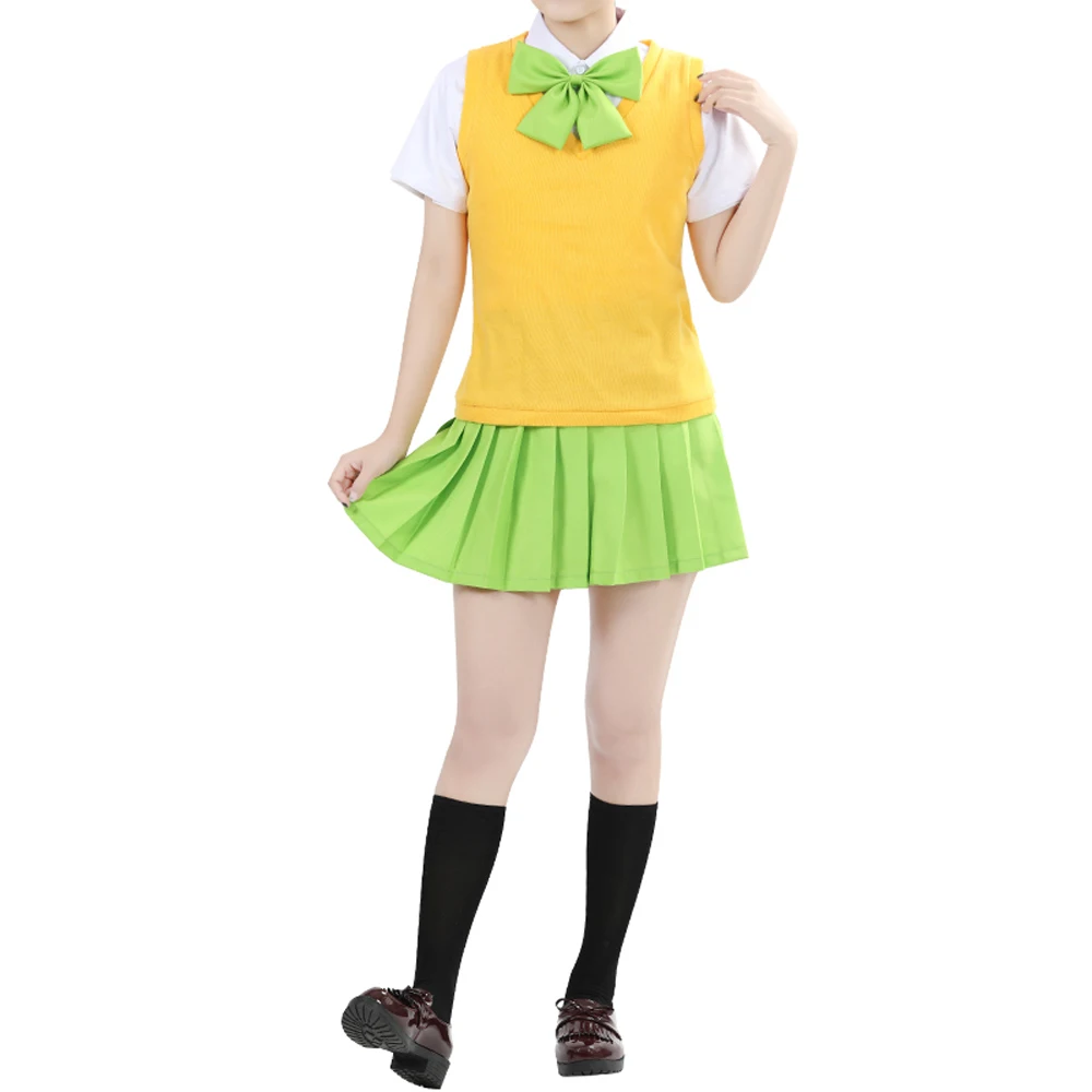 VEVEFUANG аниме Gotoubun no Hanayome Косплэй костюм Ichika Nino Накано очень женственный и Quintuplets
