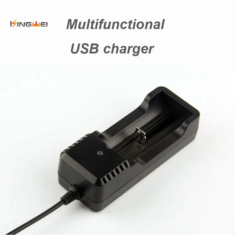 

10Pcs/lot Single 18650 USB Universal Charger for KingWei NK-203 Electric Rechargeable 5V Output 4.2V 650mA Chargers