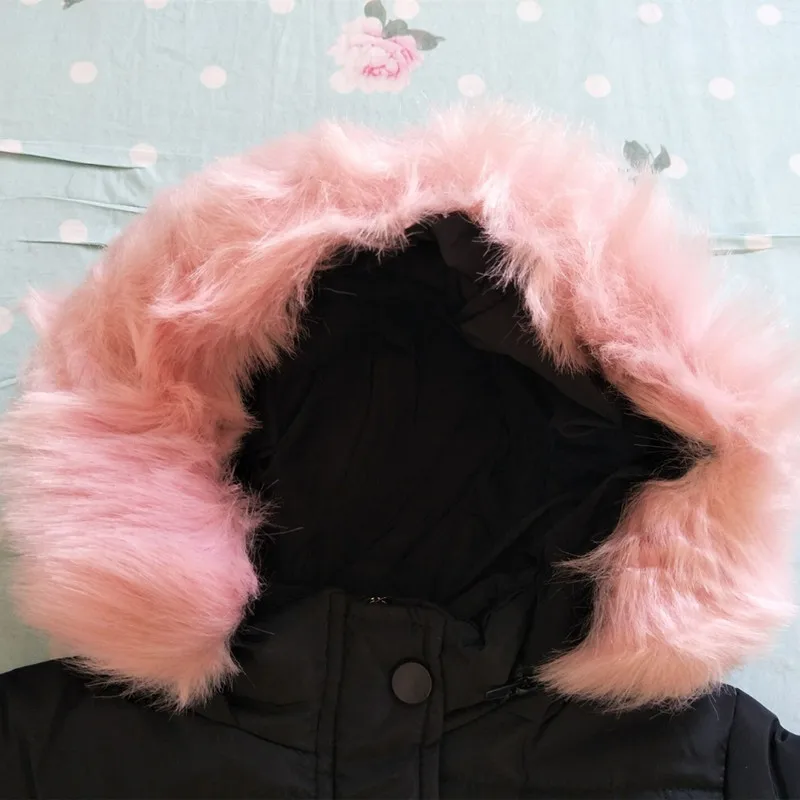 2020 New Girls Winter Thick Warm Coat Kid School Casual Hooded Down Jackets Fashion Letter Print Cotton-Padded Coats | Детская одежда и