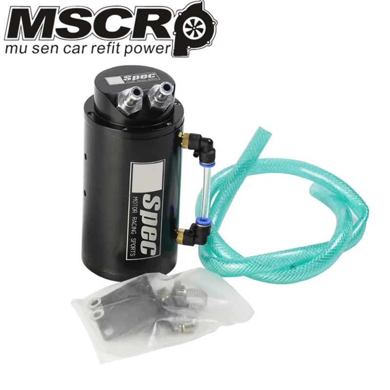 Высокое качество D1 SPEC Racing Oil catch can/tank (серебристый/синий/черный/красный)|Топливные