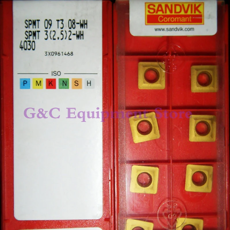 Профессиональный CNC лезвие питания токарный инструмент SPMT09T308 WH 4030