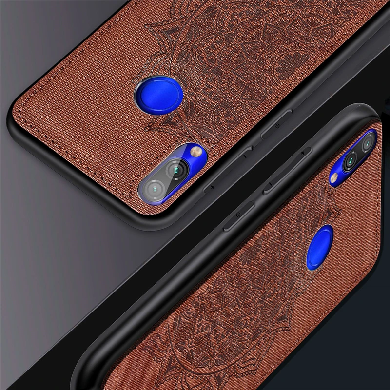 Чехол HATOLY с объемным цветком для Xiaomi Redmi 7, чехол для Xiaomi Redmi 7A, мягкий силиконовый чехол с краями, жесткая задняя крышка из поликарбоната для Xiaomi Redmi 7