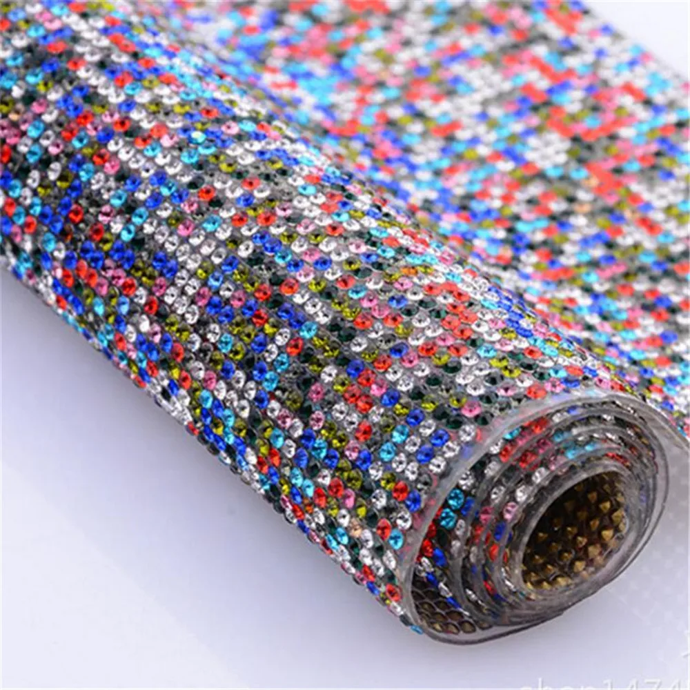 24*40 см многоцветный кристалл горный хрусталь отделка исправленное железо на