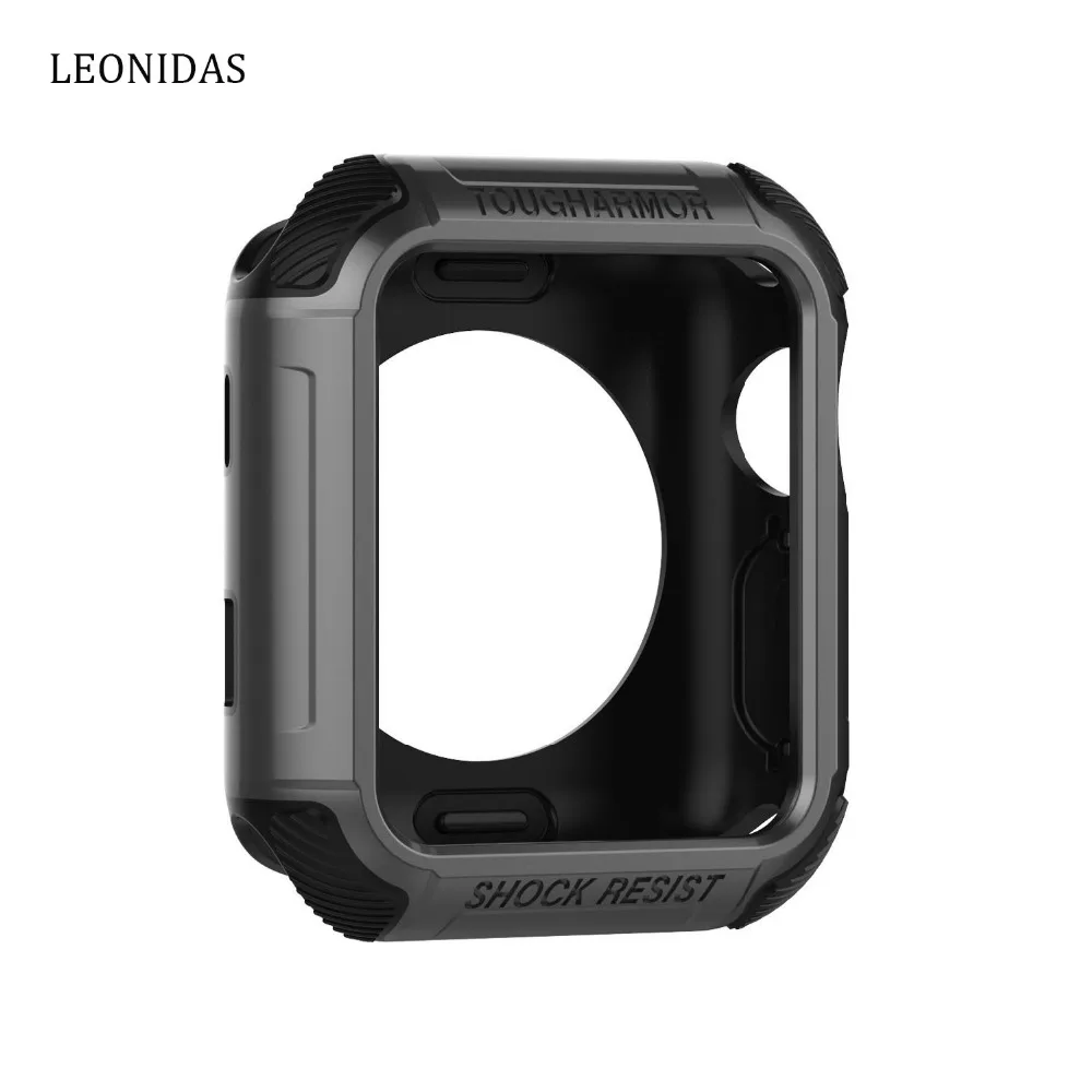 Чехол рамка из поликарбоната с спортивным браслетом Для Apple Watch 42 мм 38 iwatch