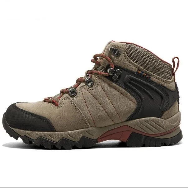 HKM-822C Brown Women 35-46 высокие водонепроницаемые уличные Нескользящие походные ботинки для мужчин и женщин, для охоты, альпинизма, треккинга, износостойкие спортивные ботинки, ботинки-дезерты - Цвет: HKM-822C Brown Women