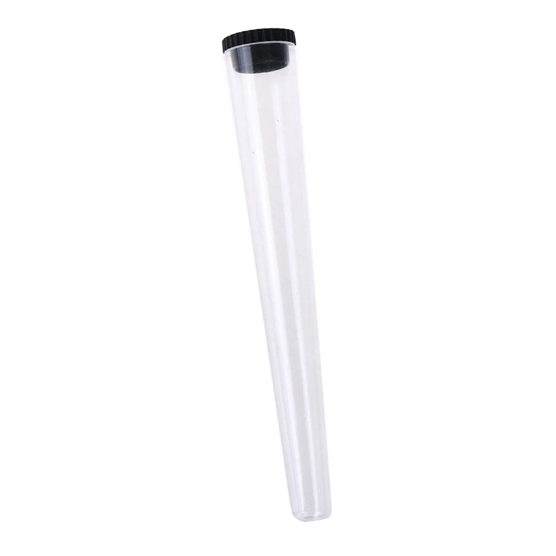 Cone Cigarette Storage Air Tight Tube Hard Plastic Pill Smoking Rolling Holder