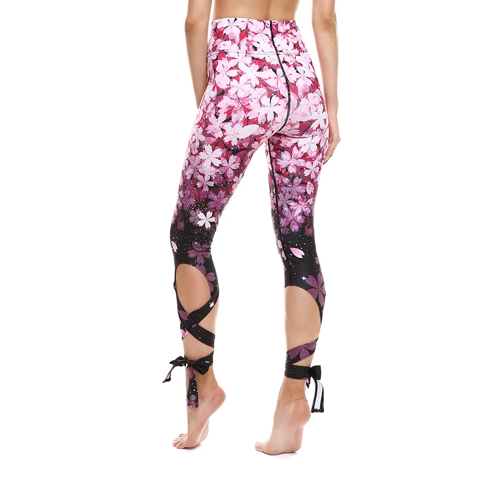 Леггинсы женские с завышенной талией пикантные облегающие штаны для фитнеса и