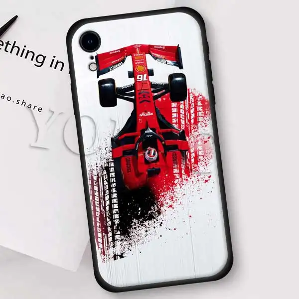Для Формулы 1 мягкий чехол из ТПУ для Apple iPhone 11 Pro XR 7 8 6 6S Plus X XS MAX 5 5E 5S 5C Черный силиконовый чехол для телефона - Цвет: B11