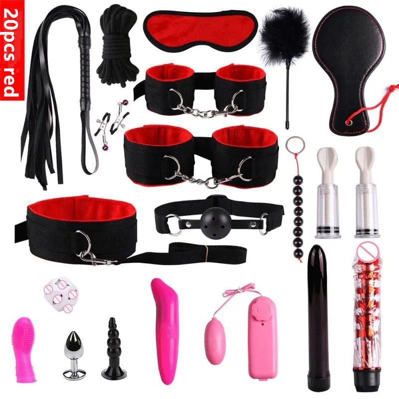 Эротические аксессуары для взрослых БДСМ секс связывание набор наручники зажимы