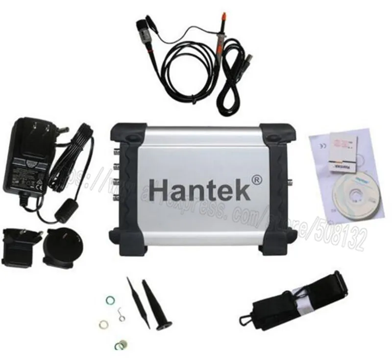 Цифровой осциллограф Hantek DSO3254 250 МГц 1 Гвыб/с 4 канальный 16 логический анализатор Φ
