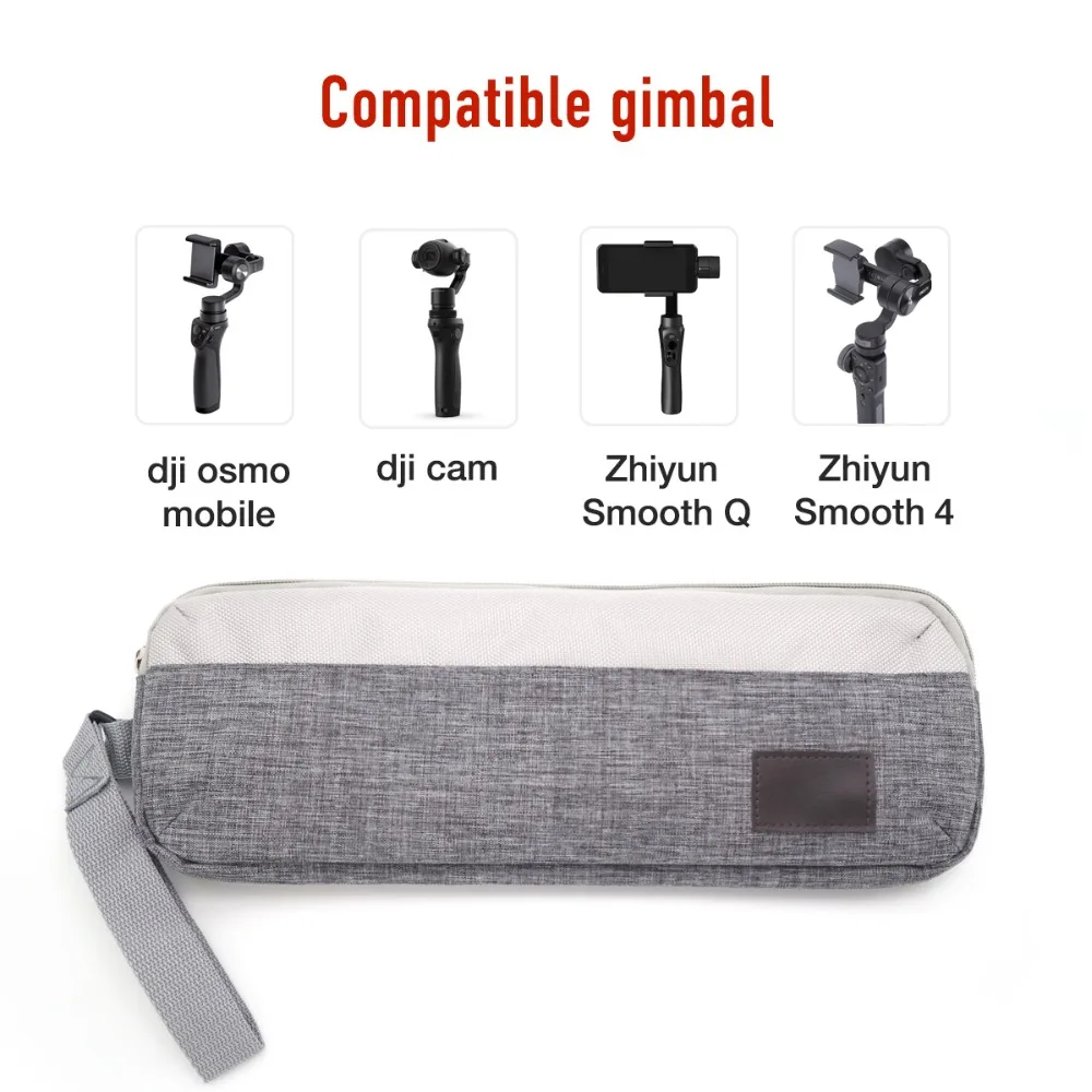 Moman Gimbal Сумка-переноска для Zhiyun Smooth 4/Q, DJI Osmo Mobile/iPad Air 2 защиты чехол для 3-осевое переносное карданное стабилизаторы