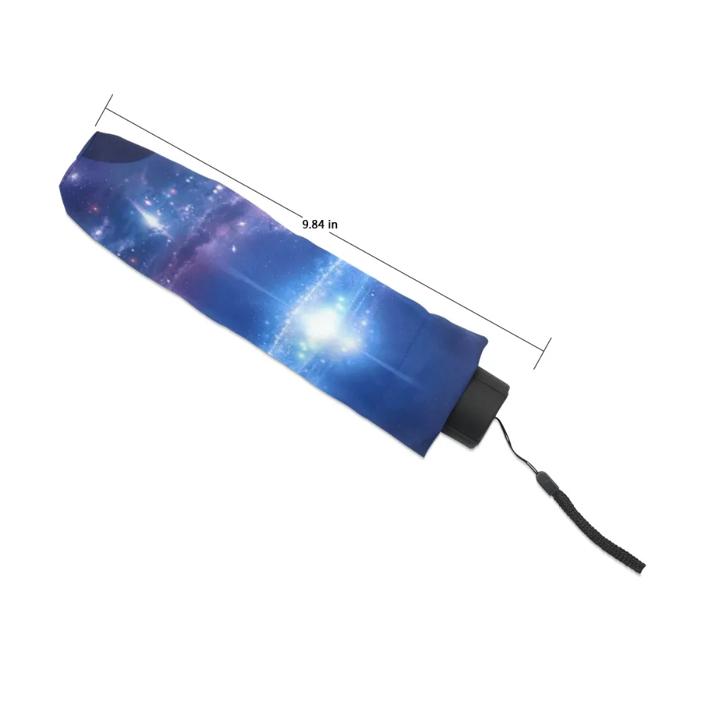Новый подарок Космический зонтик Галактики Nebula Cloud на заказ складной для