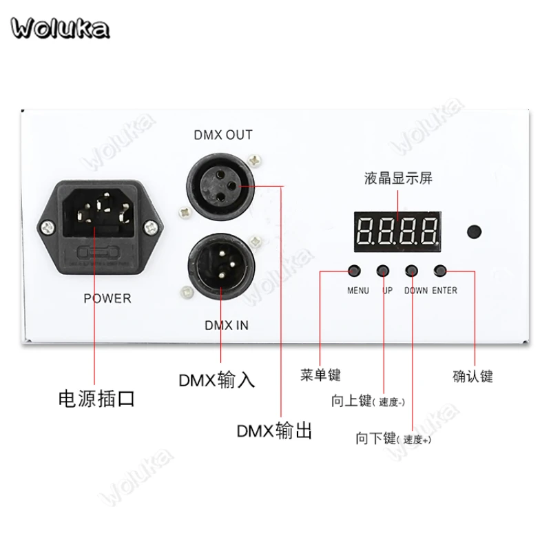 Вращающийся фонарь с 8-глазным узором светодиодный сканирующий светильник ktv