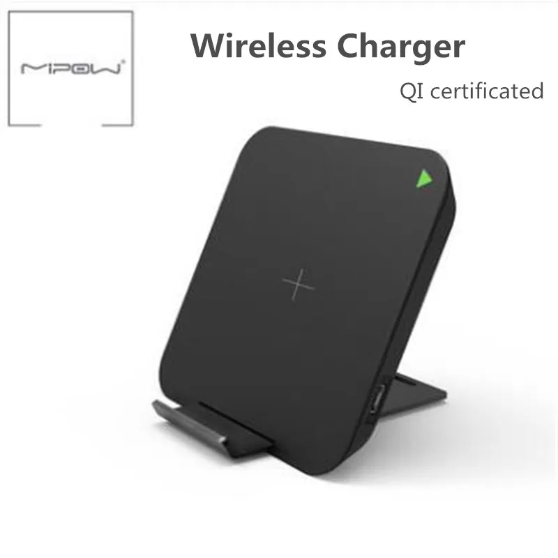 MIPOW быстро Qi Беспроводной Зарядное устройство 2 в 1 Pad подставка для samsung S9/S9