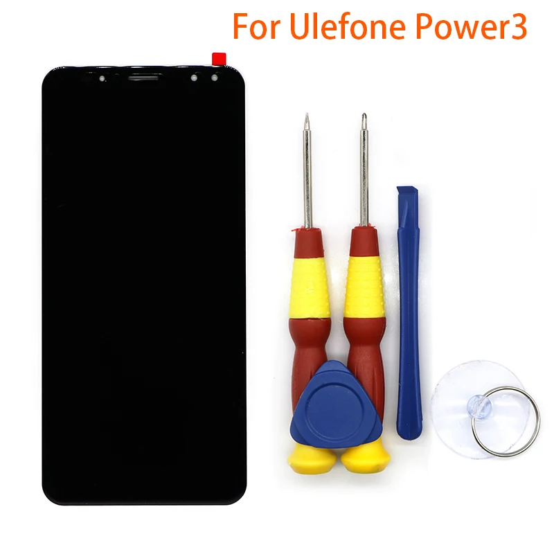 Сенсорный экран ЖК-дисплей ЖК-экран для Ulefone power 3 power 3S Запасные части+ инструмент для разборки+ клей 3 м