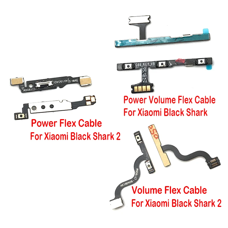 

Power on/off Volume Key Button Flex Cable Ribbon For Xiaomi Black Shark 2