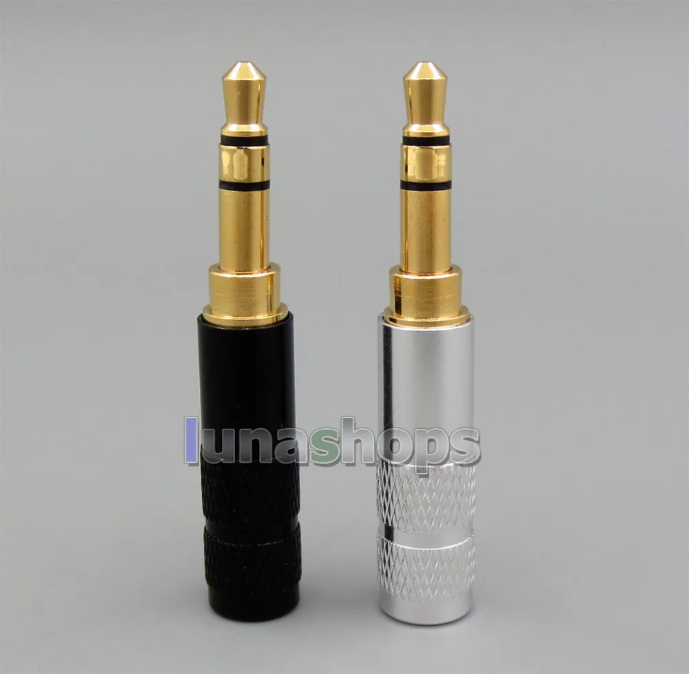 

LN005350 Slim Size Straight 3.5mm 3 poles Male stereo phono DIY Solder Adapter