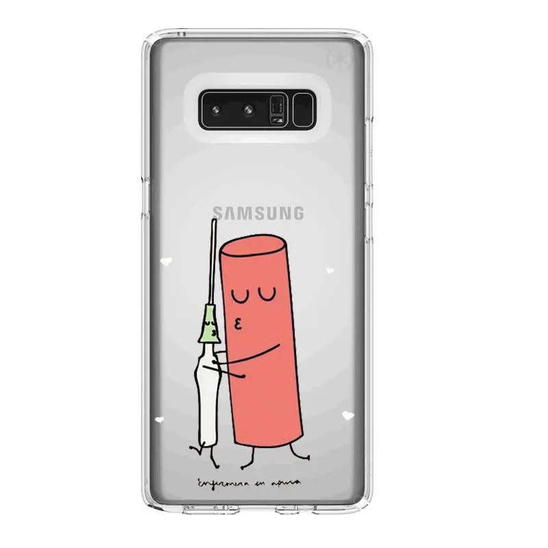 TPU Испания милый мультфильм медицина медсестры доктор дантист ТПУ Мягкий силиконовый чехол для samsung A30 S10LITE S9 S7 S8 S9PIUS S7EDGE 2018A8 A6 - Цвет: TPU