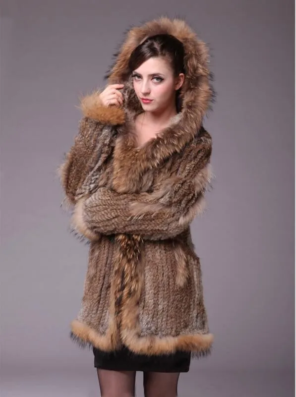 2016 S-XXL меховое пальто из кроличьего меха модная новинка корейский Кролик 100%