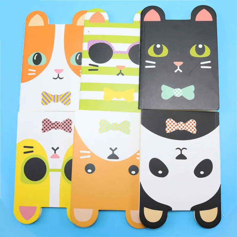 1 pcs random color 1 шт. дневник с рисунком граффити Мини мультфильм Kawaii блокнот креативный милый блокнот портативный Памятка для детей школьные канцелярские принадлежности - Цвет: 1 pcs random color