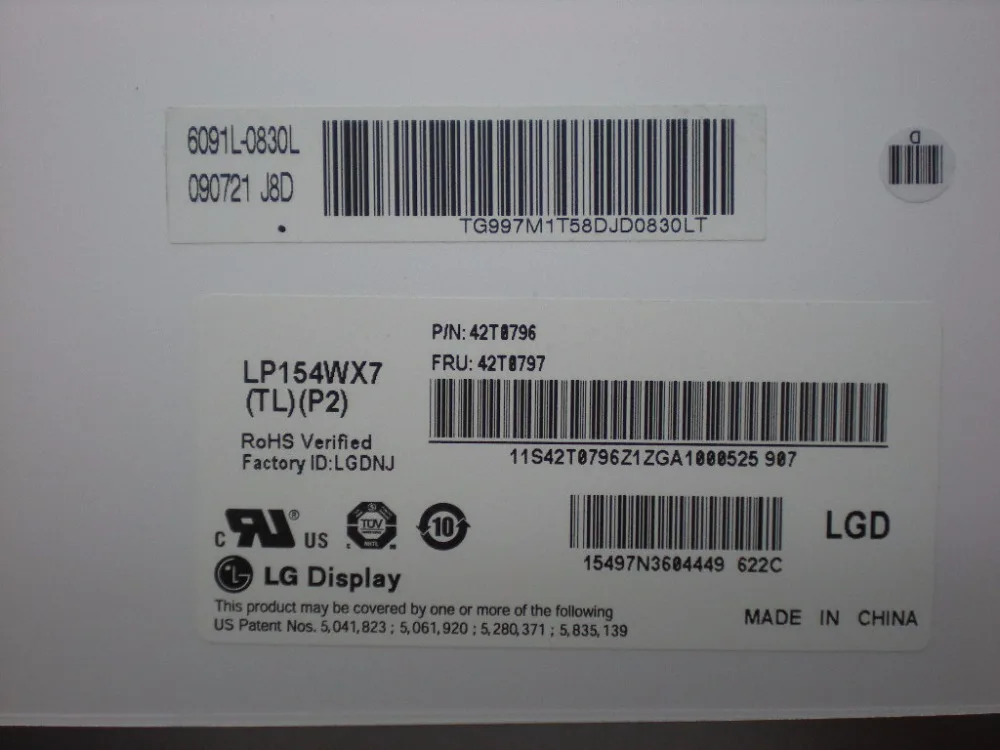 Новый оригинальный для Lenovo T500 W500 15.4 WXGA LED Мониторы ноутбука ЖК-дисплей панелей