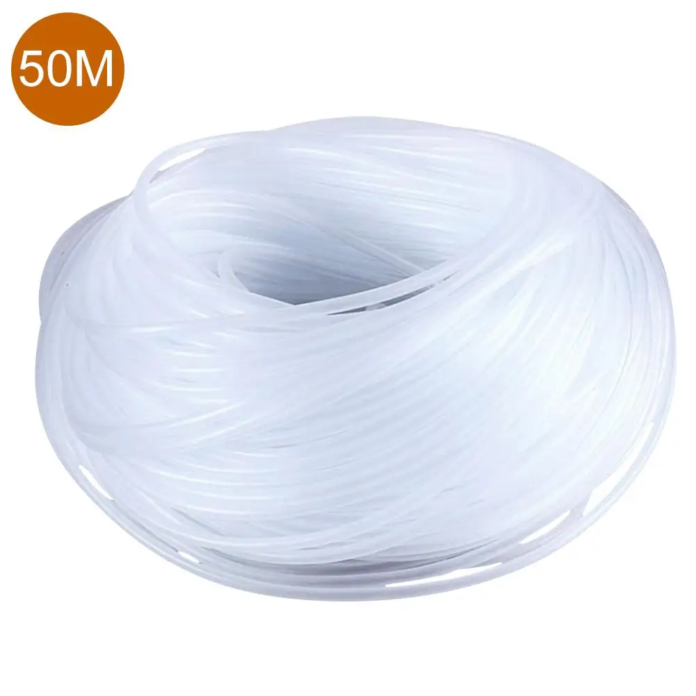 Soft Silicone Oxygen Pump Hose For Air Bubble Stone Professional Aquarium Fish Tank Pond Pump Hot Sale 4-6mm 50M/164 Feet