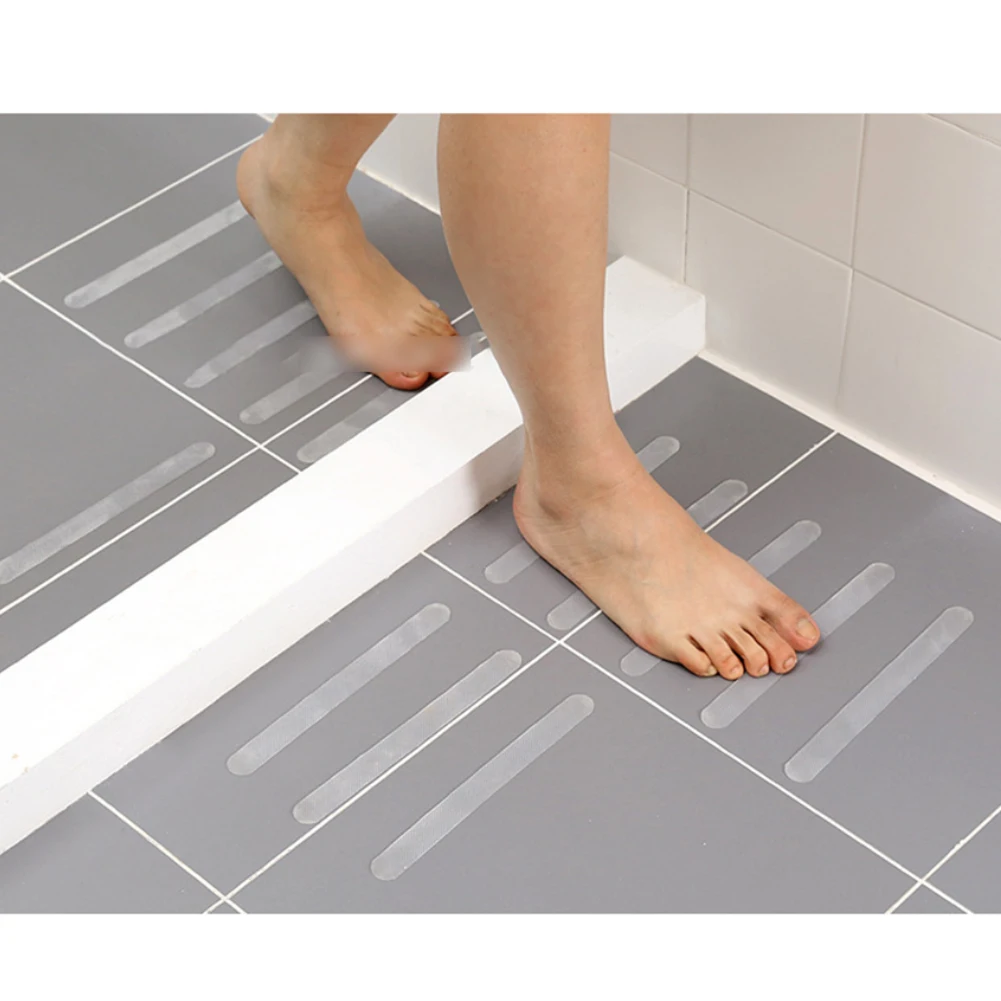 12 шт. прозрачный коврик для ванной унитаза износостойкие противоскользящие