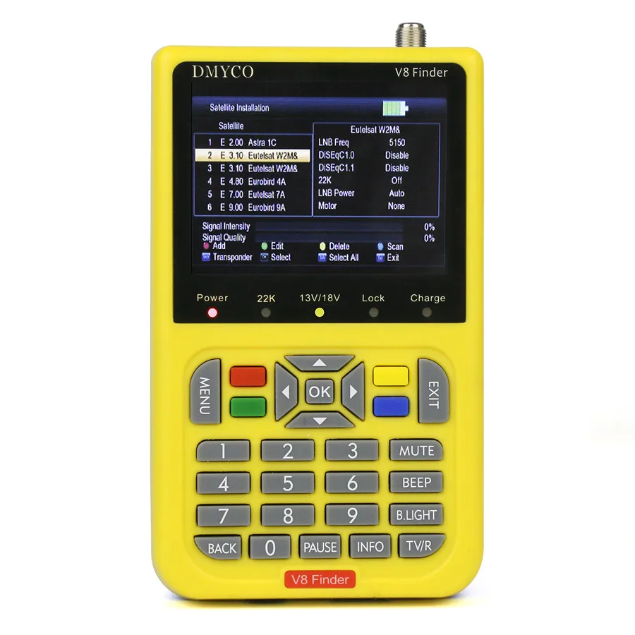 100% оригинал V satelite Finder HD DVB-S2 высокой четкости спутниковый MPEG-2 MPEG-4 V8 Satlink WS-6909 |