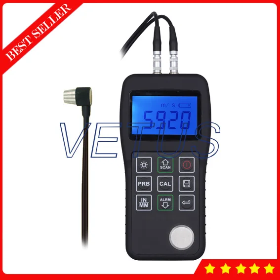 0.75~300mm Professional Digital Ultrasonic Thickness Gauge with LCD EL backlight Sound meter CCT11 | Инструменты