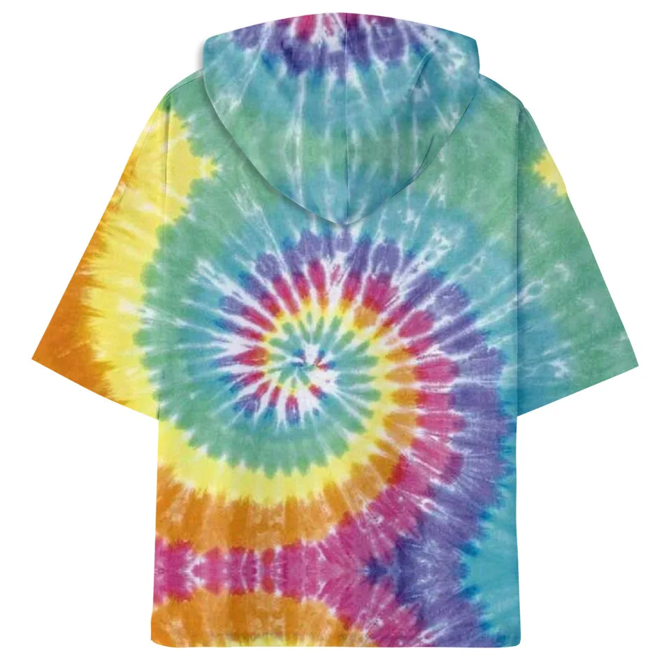 3D Tie Dye Flashbacks Толстовка Футболка мужская женская цветная психоделическая Футболка модная Harajuku фирменная футболка одежда
