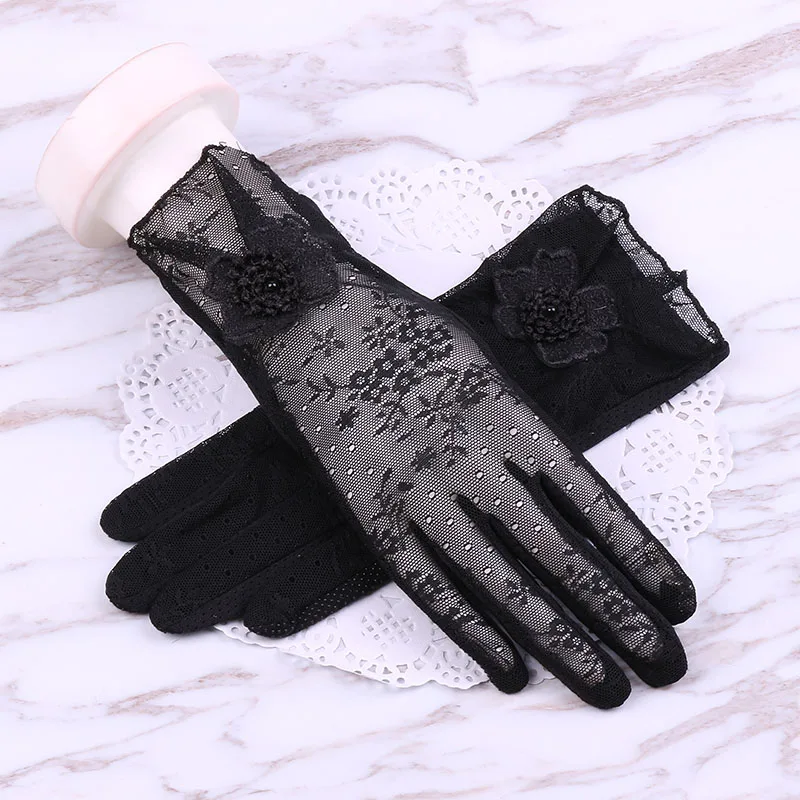 Женские весенне-летние перчатки для вождения с защитой от ультрафиолета