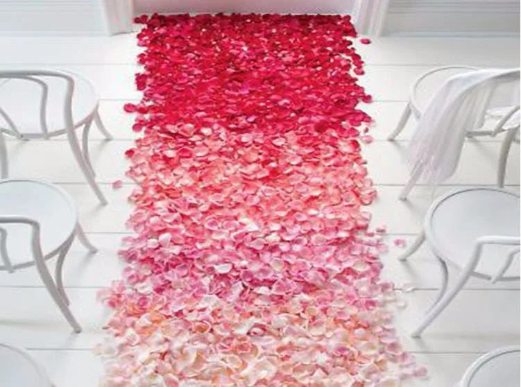 200 шт. шелк Лепестки роз Petalas De Rosa искусственный цветок свадьбы пользу и свадебный