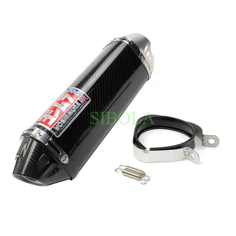 Yoshimura Sticker 51 мм Универсальный 440 мм мотоцикл Yoshimura глушитель выхлопной трубы для мотоцикла выхлопной трубы для Kawasaki Yamaha Honda KTM - Цвет: Yoshimura Sticker