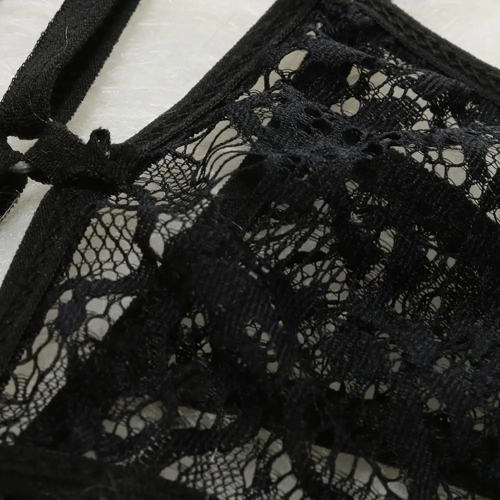 Бюстье для девочек Новинка лета 2019 Женская кружевная ажурная сексуальная