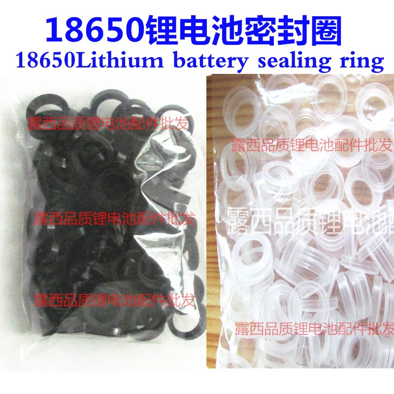 100pcs/lot 18650 lithium battery sealed Nickel-metal hydride and nickel cadmium apron apron 18650 lithium battery sealing ring