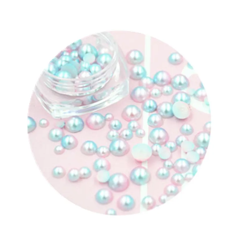 Новинка Лидер продаж украшения для дизайна ногтей с блестками жемчужные бусины