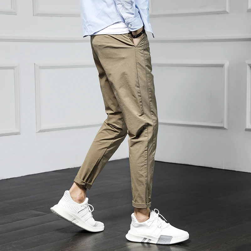 Мужские Штаны белый стимпанк мужской pantalon модные комбинезоны мужские гей одежда лист сорняков летние брюки высокой талией плиссированные мужчин H202