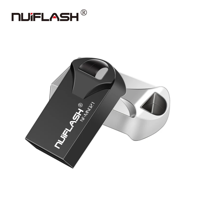 Металлическая USB-флешка объемом 32 ГБ 64 4 8 16 128 металлический U-диск брелок для