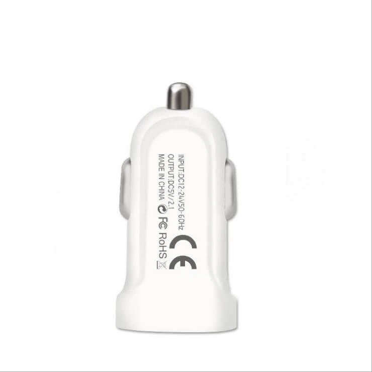 Автомобильное зарядное устройство 1 порт умное автомобильное Usb 2 А Mini USB адаптер