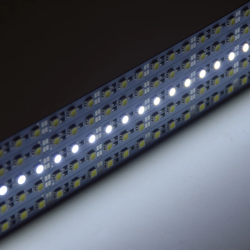 10 шт. супер яркий жесткий бар DC12V 50 см 36 led SMD 5050 Алюминий сплав светодиодное освещение для шкафа