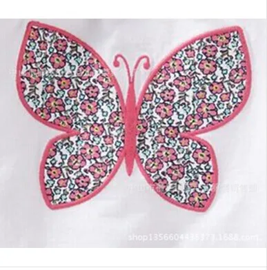 2014 Wholesale Girl Infant Rompers Red Butterfly Baby Clothes 6-24M Playwear | Мать и ребенок