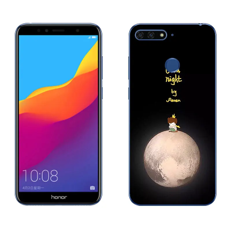ТПУ для Huawei Honor 7A Pro прозрачный силиконовый чехол телефона 5 7 дюймов задняя крышка