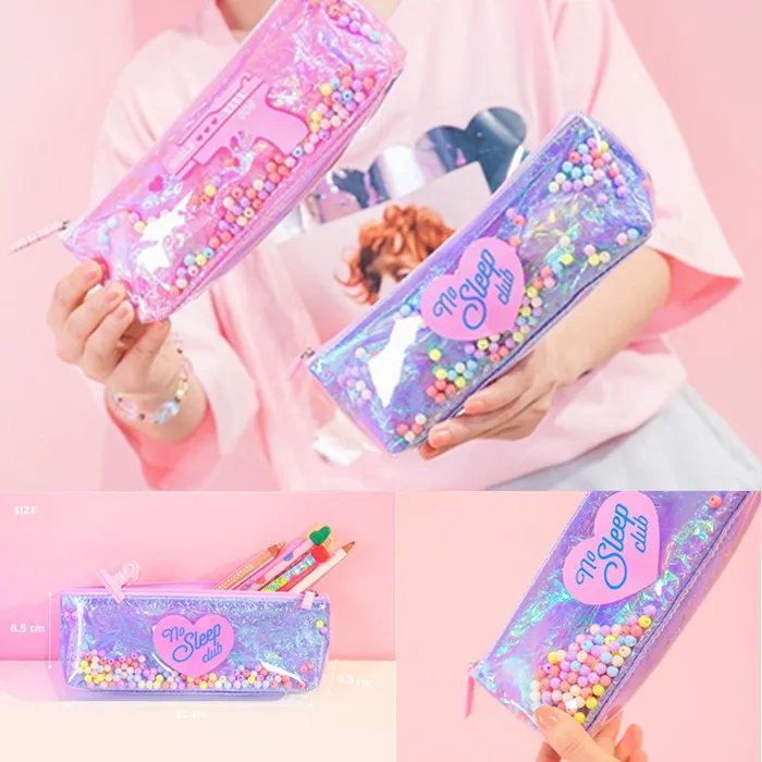 1 шт. Kawaii из искусственной кожи чехол конфетная Подарочная Хэлло Китти школьный пенал карандаш Чехол Карандаш сумка, школьные принадлежности канцелярские товары