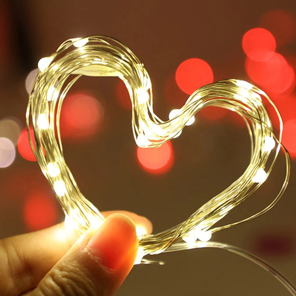 Светодиодные лампы на солнечной батарее 10 м 20 RGB IP65 Рождественская сказочная