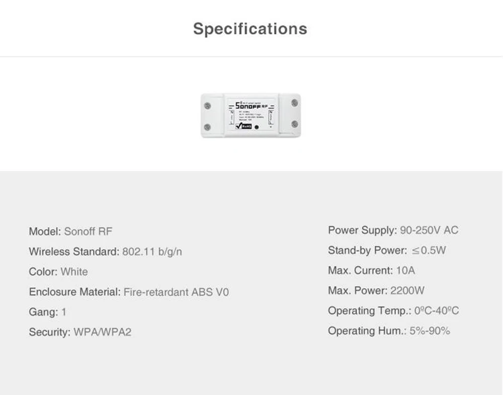 Sonoff 433 RF WiFi умный переключатель, умный дом пульт дистанционного управления, беспроводная домашняя Автоматизация, таймер для самостоятельной работы с Alexa Google Home